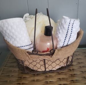 Egg basket farmhouse decor